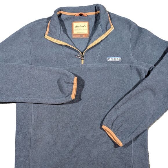 Hawke & Co Other - Hawke & Co Men's Small Pullover Jacket Blue Long Sleeve 1/4 Zip Fleece Sweater